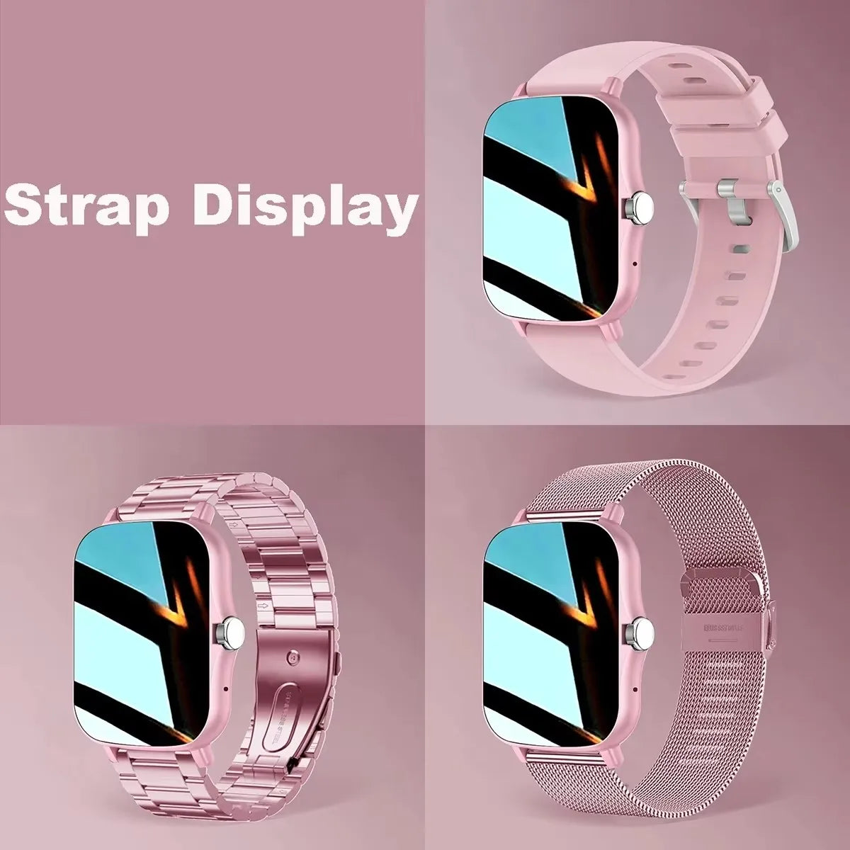 Waterproof Smart Watch with Message, Call, Sleep and Monitoring Sports Pedometer Information Alerts For iPhone Android