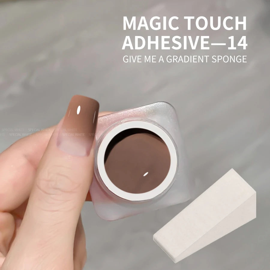 20 Colors Pat Painting Gel Nail Polish Set With Sponge Gradient Semi Permanent Soak Off UV LED Nail Art Gel Varnishes For Nails