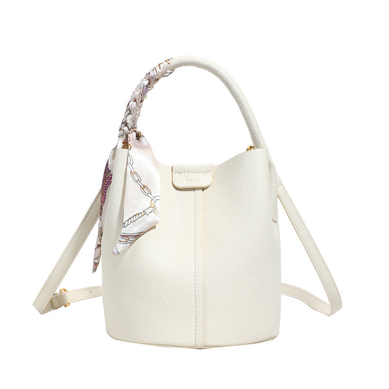 Korean Style Hand or shoulder elegant bag with scarf