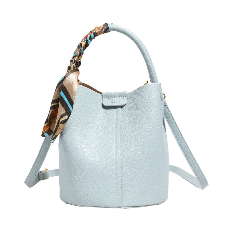 Korean Style Hand or shoulder elegant bag with scarf