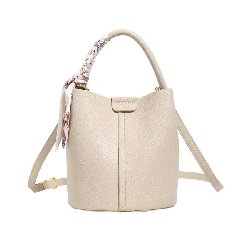 Korean Style Hand or shoulder elegant bag with scarf
