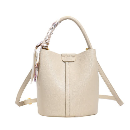 Korean Style Hand or shoulder elegant bag with scarf