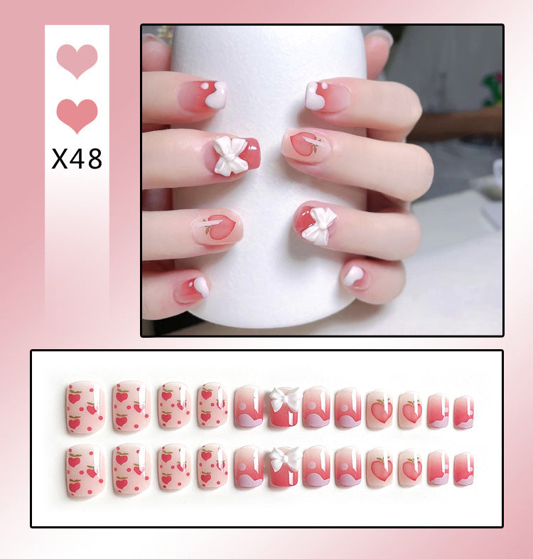 Press on Nails (24 pcs)with beautiful designs easy to apply