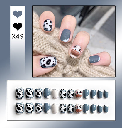 Press on Nails (24 pcs)with beautiful designs easy to apply