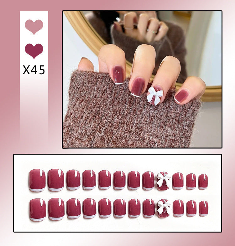 Press on Nails (24 pcs)with beautiful designs easy to apply