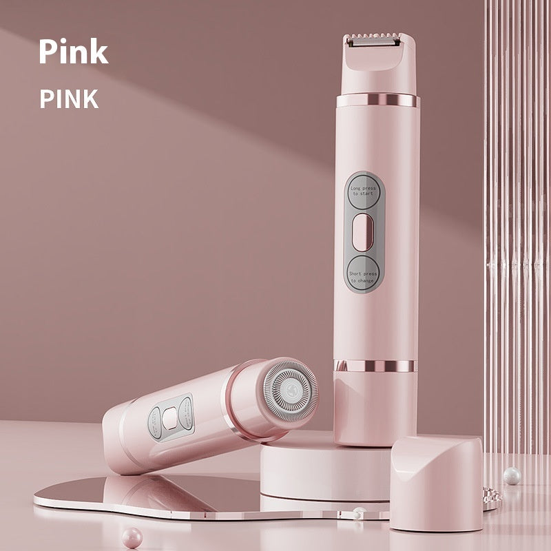 Dual-Head Electric Shaver Painless Women's Epilator for Bikini area and other places as Underarm Facial Lips Leg