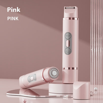 Dual-Head Electric Shaver Painless Women's Epilator for Bikini area and other places as Underarm Facial Lips Leg