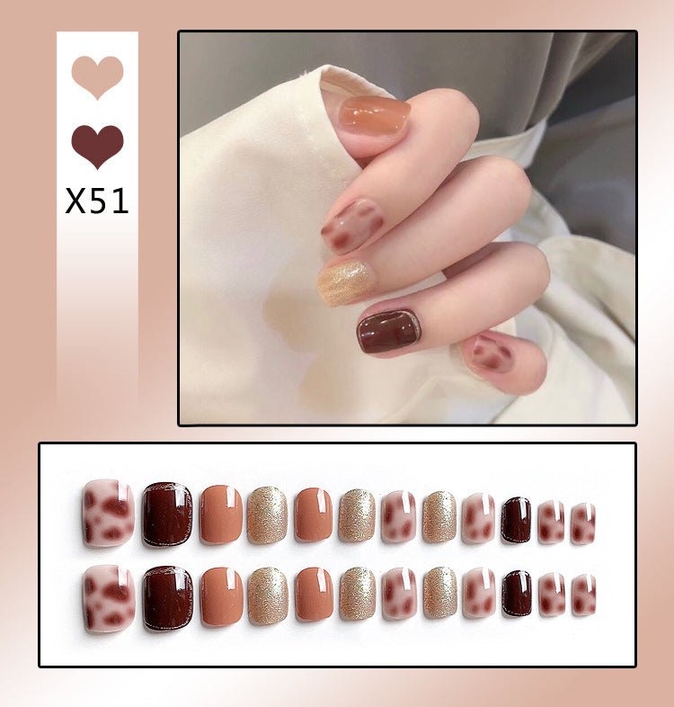 Press on Nails (24 pcs)with beautiful designs easy to apply