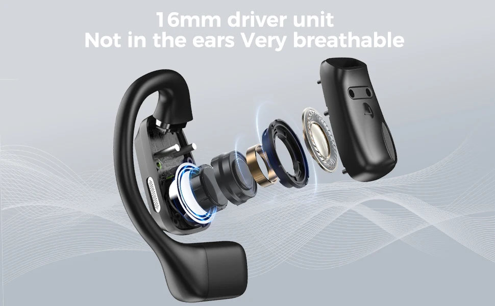[AI Translator Earbuds]Erazer XP6 Wireless Headphones Gaming Headset Equalizer APP Bluetooth Earphones Waterproof Powerful Sound