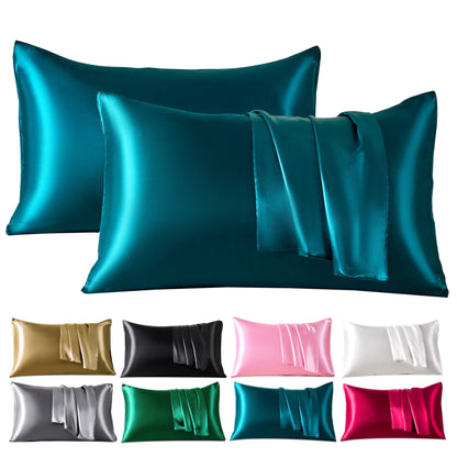 Satin Pillow cover (set of 2 Soft Breathable, Smooth Pillow Covers)