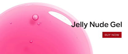 MAYCHAO Transparent Jelly Gel Nail Polish SemiPermanent Polish Soak Off UV LED Gel Art Nail Varnish Nude Collection 7.3ml DIY