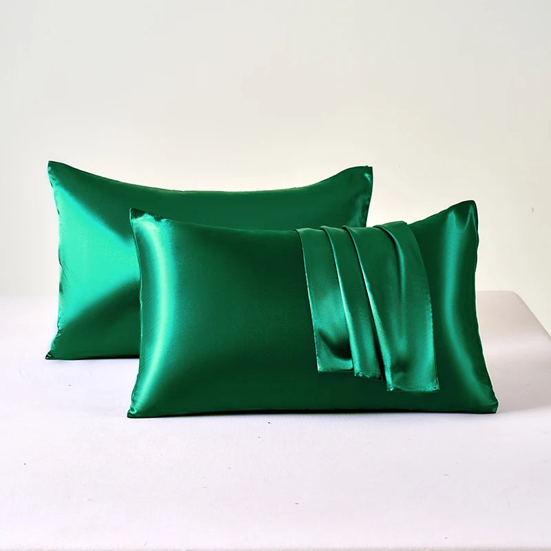 Satin Pillow cover (set of 2 Soft Breathable, Smooth Pillow Covers)