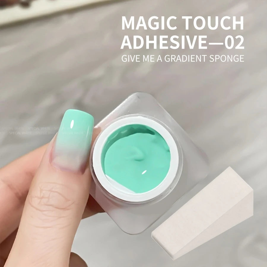 20 Colors Pat Painting Gel Nail Polish Set With Sponge Gradient Semi Permanent Soak Off UV LED Nail Art Gel Varnishes For Nails