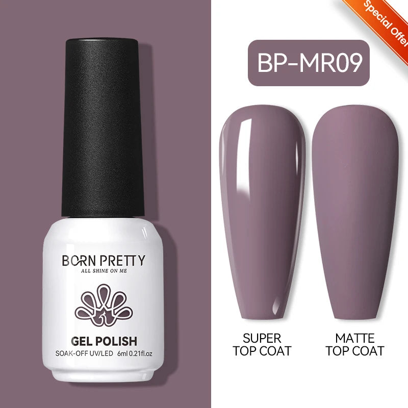 BORN PRETTY Cat Magnetic Gel Nail Polish 10ml Crystal Holographics Glass Bead Semi Permanent Soak Off UV LED Nail Art Manicure