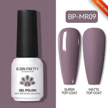 BORN PRETTY Cat Magnetic Gel Nail Polish 10ml Crystal Holographics Glass Bead Semi Permanent Soak Off UV LED Nail Art Manicure