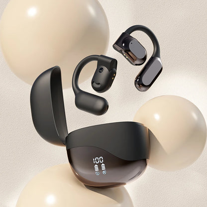 AI Translator Earbuds Bluetooth 5.4 Noise Cancelling Two-Way Voice Translator Ear Hook 144 Languages Translation Earphones