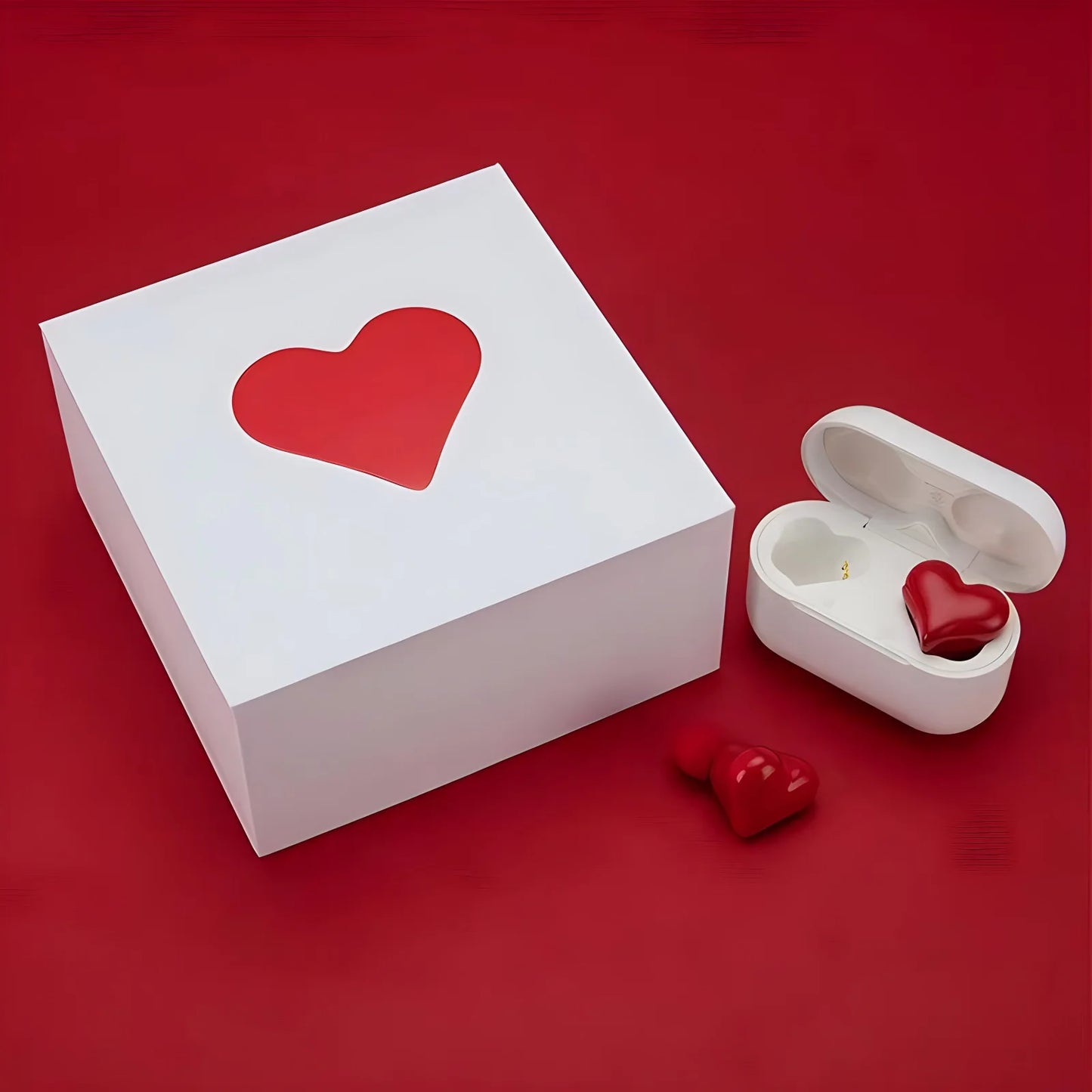Bluetooth 5.3 Wireless Headphones Heart Shaped Earphones Woman HiFi Music Heart Earbuds Headset Fashion High Quality Girl Gifts