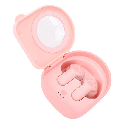 Bluetooth Earphones Ergonomic Cute High Sensitivity Microphone Music Earphones Cat Claw for Girls