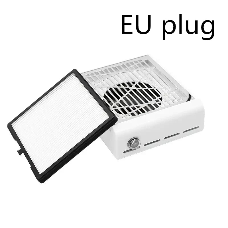 Nail Art Dust Suction Collector, 36W Nail Vacuum Dust Collector Powerful Nail Dust Extractor Cleaner