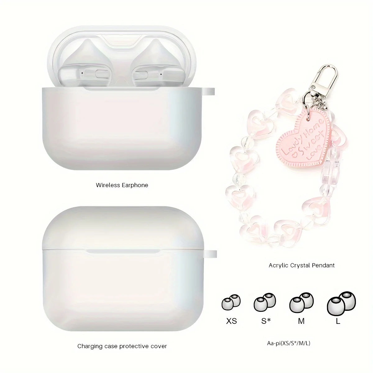 New Bluetooth headphones, Cute, wireless for sports included with a smart noise cancelling. A favorite gift for pretty girls