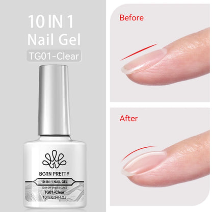 BORN PRETTY Cat Magnetic Gel Nail Polish 10ml Crystal Holographics Glass Bead Semi Permanent Soak Off UV LED Nail Art Manicure