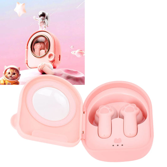 Bluetooth Earphones Ergonomic Cute High Sensitivity Microphone Music Earphones Cat Claw for Girls