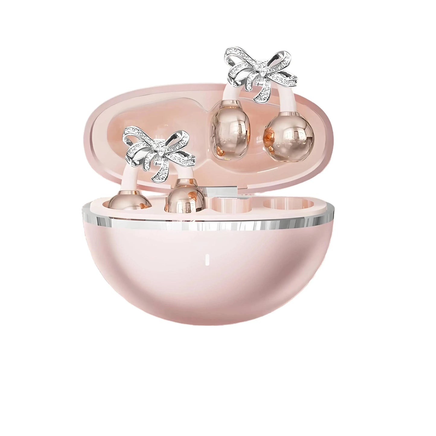 Earbuds Set with Hi-Fi Sound, Fashion & Sparkling Jewelry Ear-Clip Ornament Accessories Earphones Suit For Girl Gifts