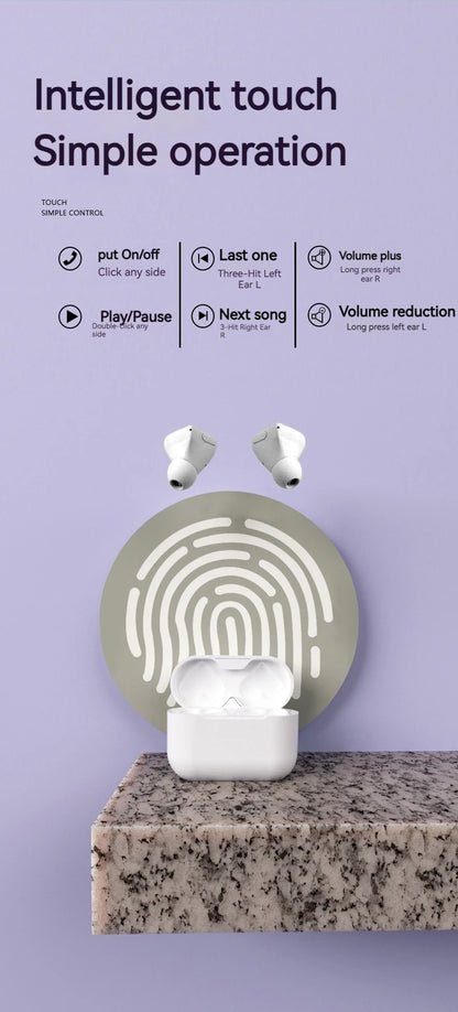 Bluetooth 5.3 Wireless Headphones Heart Shaped Earphones Woman HiFi Music Heart Earbuds Headset Fashion High Quality Girl Gifts