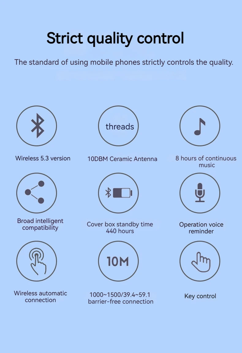 Bluetooth 5.3 Wireless Headphones Heart Shaped Earphones Woman HiFi Music Heart Earbuds Headset Fashion High Quality Girl Gifts