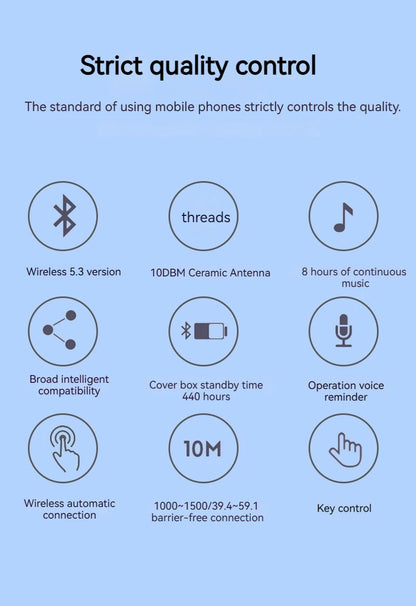 Bluetooth 5.3 Wireless Headphones Heart Shaped Earphones Woman HiFi Music Heart Earbuds Headset Fashion High Quality Girl Gifts