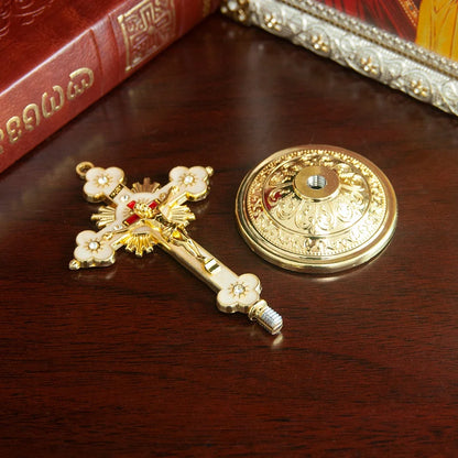 Catholicism small cross ornaments home tabletop decoration car interior center console decoration Православие