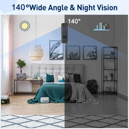 1080P HD Mini Wifi Camera Portable Recorder Outdoor Sports Photography Pen Night Vision Camera 180 Rotating Camera Support 128G