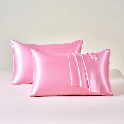 Satin Pillow cover (set of 2 Soft Breathable, Smooth Pillow Covers)