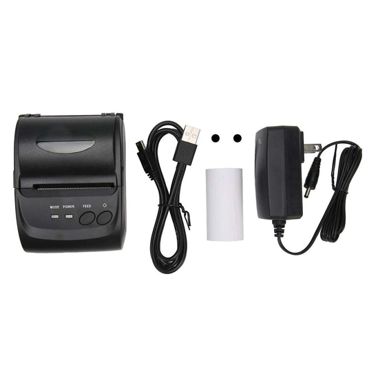 Thermal Printer 58mm 203DPI Accuracy 1500mAh Battery USB Interface Shipping Label Printer 90mm/s High Speed for Logistics