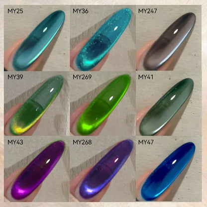 BORN PRETTY Cat Magnetic Gel Nail Polish 10ml Crystal Holographics Glass Bead Semi Permanent Soak Off UV LED Nail Art Manicure