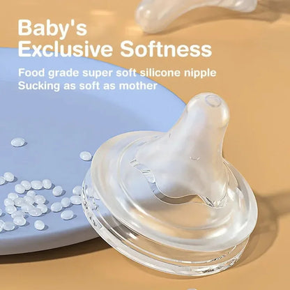 4PCS Newborn Glass Bottles 90/160ML Anti-Choke Baby Bottle Anti-flatulence Milk Feeding Bottles Infant BPA Free 0-6Month