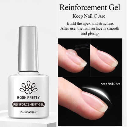 BORN PRETTY Cat Magnetic Gel Nail Polish 10ml Crystal Holographics Glass Bead Semi Permanent Soak Off UV LED Nail Art Manicure