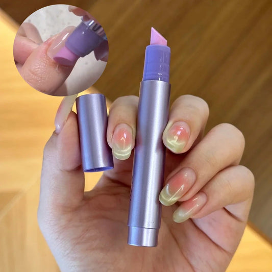 1pc 2-in-1 Ceramic Tip Cuticle Pusher Nail Pen Dead Skin & Cuticle Remover Pen Care Oil Pen for Hangnails Dry&Damaged Nails Tool