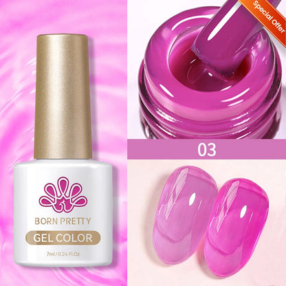 BORN PRETTY Cat Magnetic Gel Nail Polish 10ml Crystal Holographics Glass Bead Semi Permanent Soak Off UV LED Nail Art Manicure