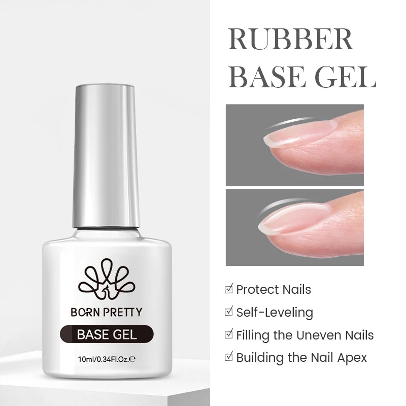 BORN PRETTY Cat Magnetic Gel Nail Polish 10ml Crystal Holographics Glass Bead Semi Permanent Soak Off UV LED Nail Art Manicure