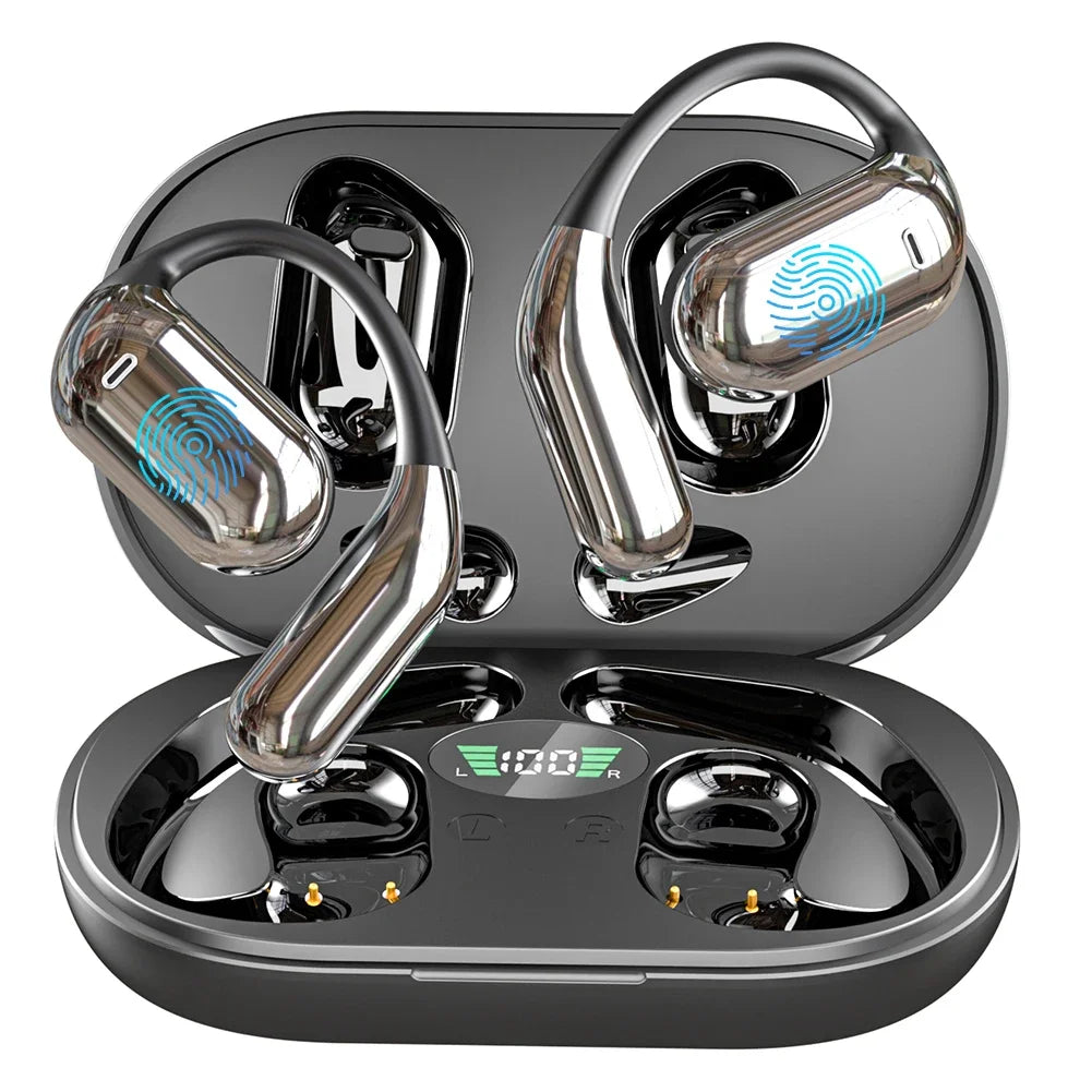 3-in-1 AI Translator Earbuds supporting 144 Languages with Noise Cancelling Bluetooth 5.3 Headset Instant Translator Smart Voice Real Time ﻿