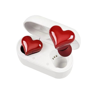 New Wireless Bluetooth Headphones Heart Shaped Earphones woman Earphone High Quality Heart Earbuds Girl Gift