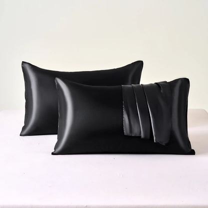 Satin Pillow cover (set of 2 Soft Breathable, Smooth Pillow Covers)