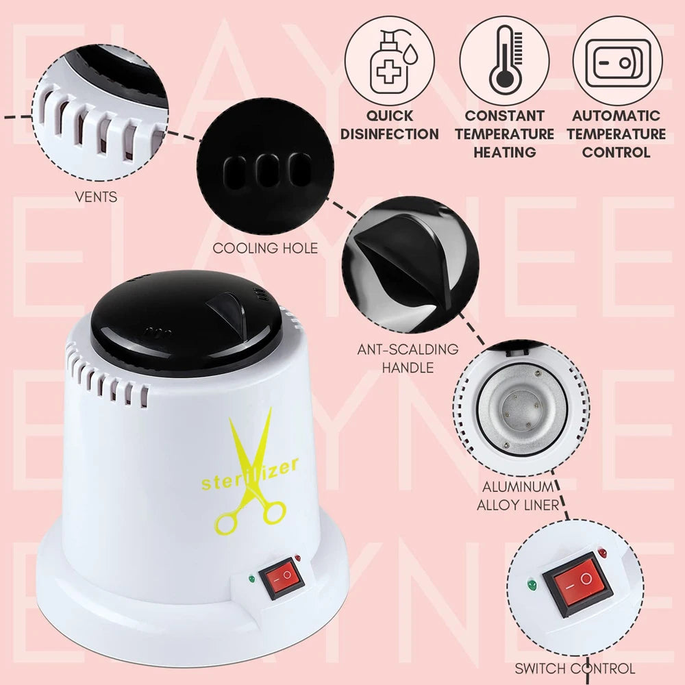 Nail Tool Sterilizer For Sterilization Machine Metal Nail Art Tools Supplies Sterilizers High Temperature For Manicure Salon