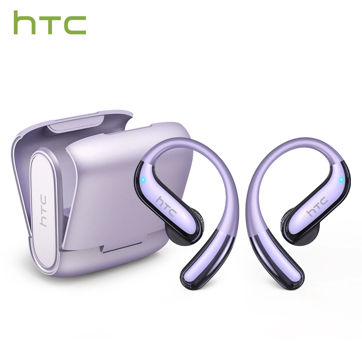 Translator HTC NE23 OWS Wireless Headphones 6.0 Translation Earphones Dual Noise Reduction Calls IP55 Professional Protection