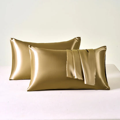 Satin Pillow cover (set of 2 Soft Breathable, Smooth Pillow Covers)