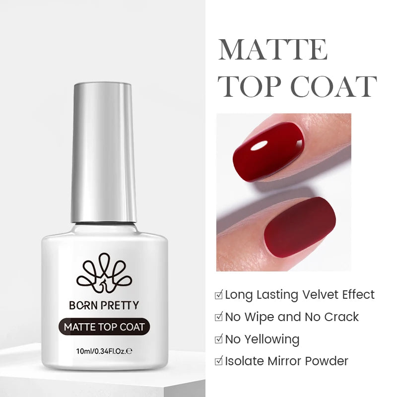 BORN PRETTY Cat Magnetic Gel Nail Polish 10ml Crystal Holographics Glass Bead Semi Permanent Soak Off UV LED Nail Art Manicure
