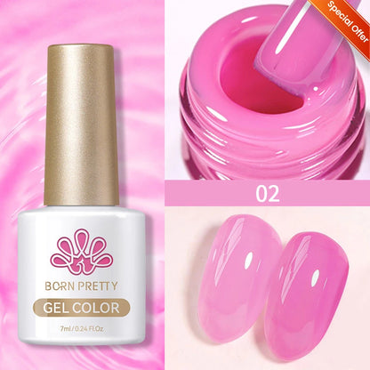 BORN PRETTY Cat Magnetic Gel Nail Polish 10ml Crystal Holographics Glass Bead Semi Permanent Soak Off UV LED Nail Art Manicure