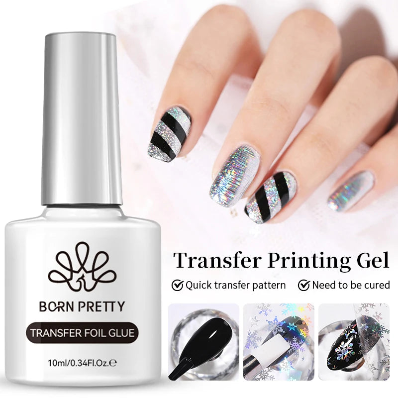 BORN PRETTY Cat Magnetic Gel Nail Polish 10ml Crystal Holographics Glass Bead Semi Permanent Soak Off UV LED Nail Art Manicure
