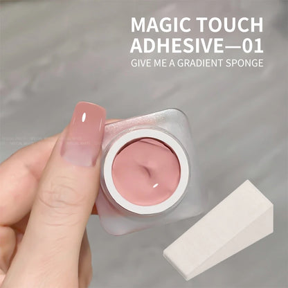 20 Colors Pat Painting Gel Nail Polish Set With Sponge Gradient Semi Permanent Soak Off UV LED Nail Art Gel Varnishes For Nails